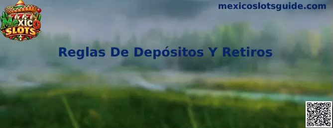 Reglas De Depósitos Y Retiros en Mexico Slots