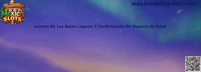 Lectura De Las Bases Legales Y Confirmación De Mayoría De Edad en Mexico Slots