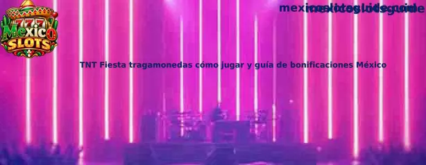 Imagen introductoria de TNT Fiesta tragamonedas para consultar su funcionamiento y guía de bonificaciones en México