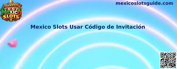 Guía visual para usar un código de invitación en Mexico Slots